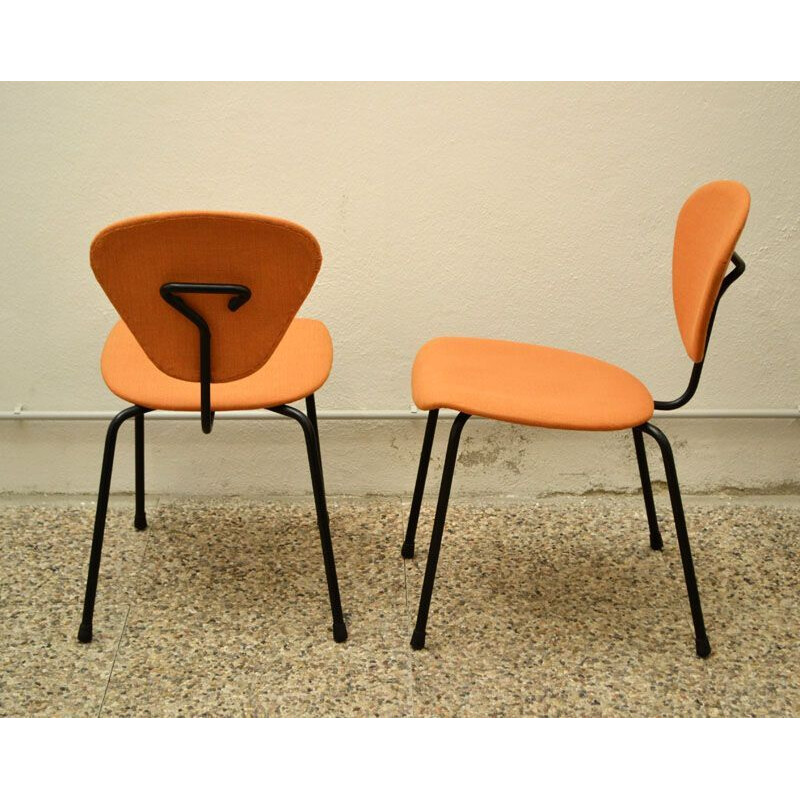 Pair of vintage chairs by Campo e Graffi for ISA Bergamo, 1950