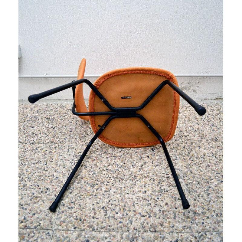 Paar vintage stoelen van Campo e Graffi voor ISA Bergamo, 1950