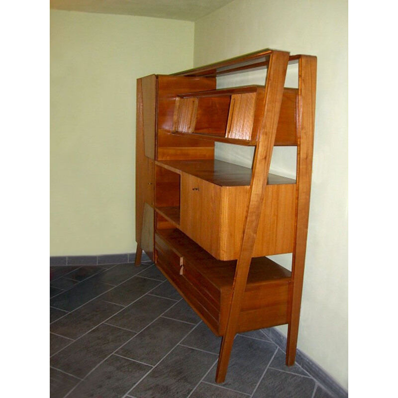 Mueble alto vintage en fresno de Permanente Mobili Cantù, 1950