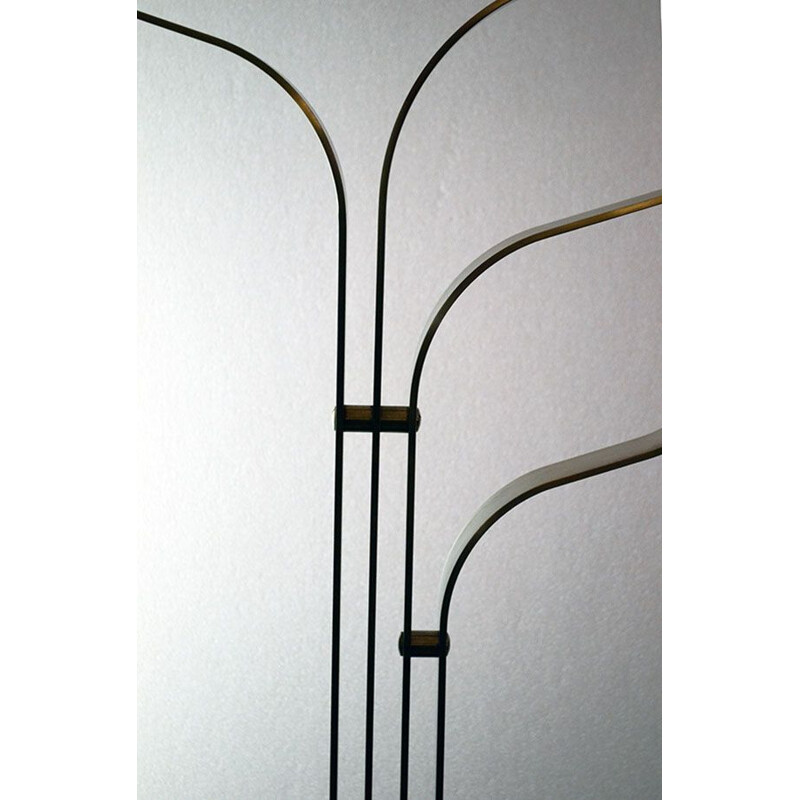 Vintage satin steel coat rack by Acerbis International, 1970