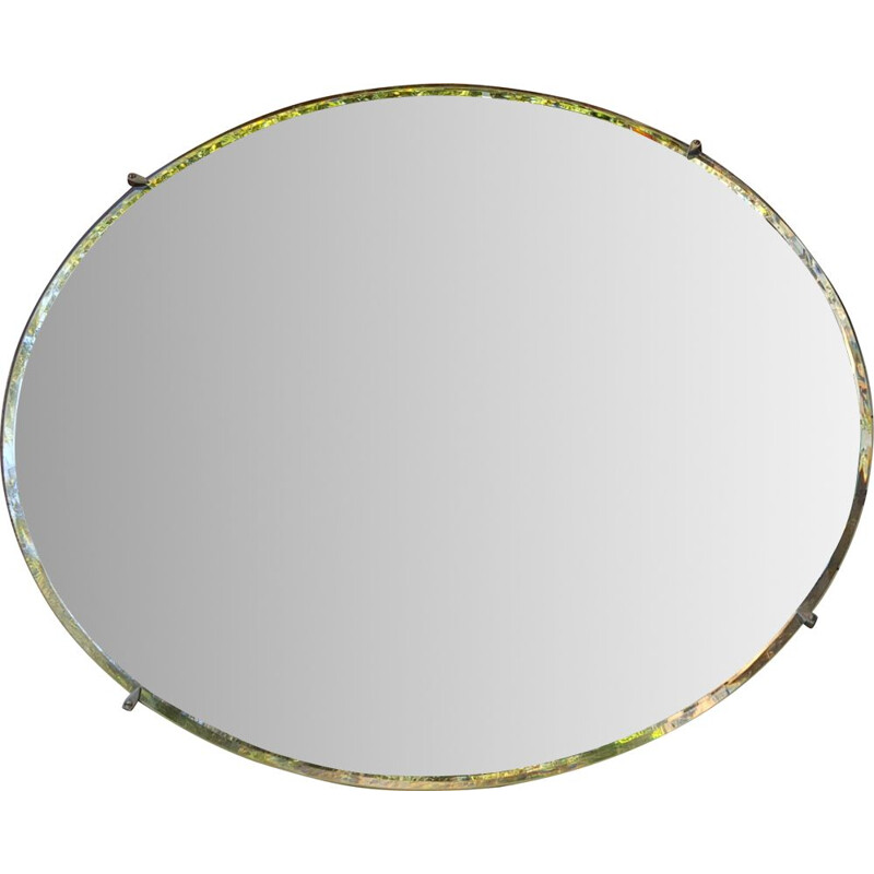 Vintage teak mirror, Scandinavian