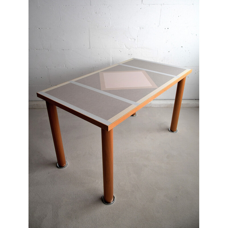 Vintage Filicudi extensible dining table by Ettore Sottsass for Zanotta, Italy 1992