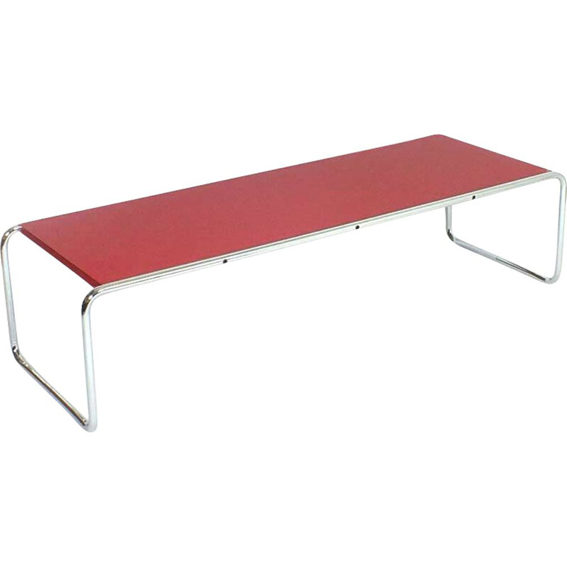 Vintage Laccio coffee table by Marcel Breuer for Knoll 1925