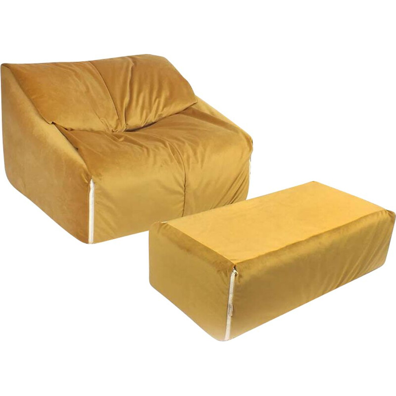 Vintage armchair Plumy by Annie Hiéronimus for Cinna Ligne Roset, France 1980