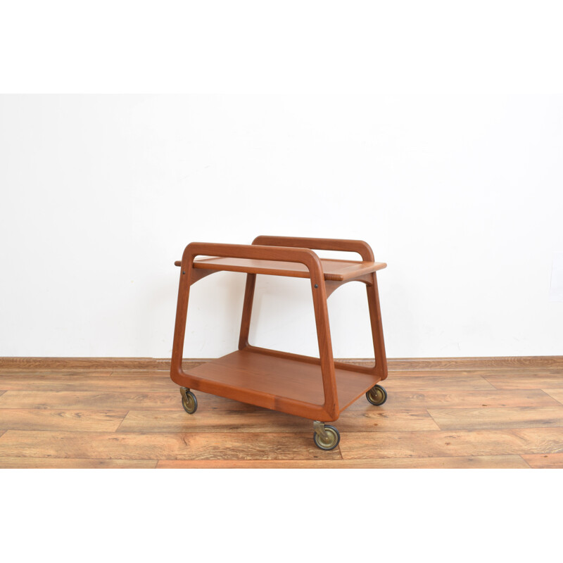 Mid-Century Teak Serving Trolley from Sika Mobler, Danish 1960s