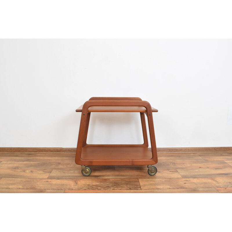 Mid-Century Teak Serving Trolley from Sika Mobler, Danish 1960s