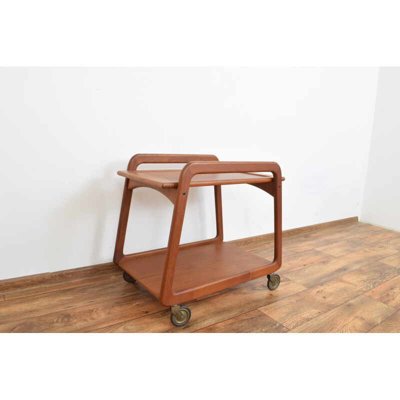 Mid-Century Teak Serving Trolley from Sika Mobler, Danish 1960s