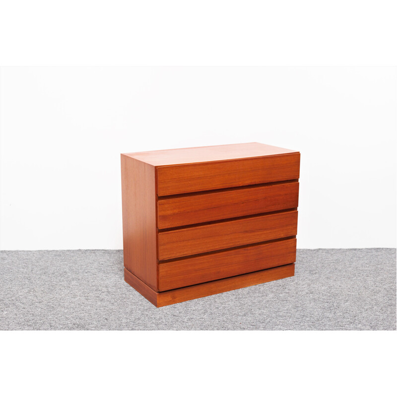 Vintage Arne Wahl Iversen Teak Chest of Drawers