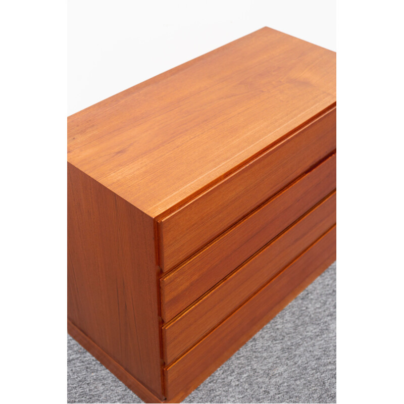 Vintage Arne Wahl Iversen Teak Chest of Drawers