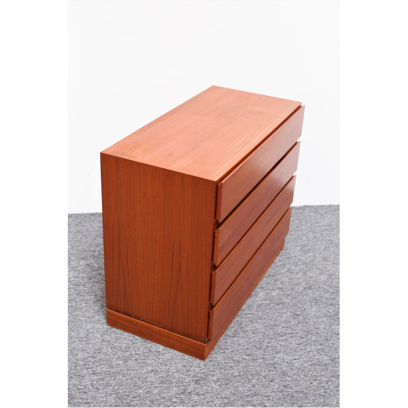 Vintage Arne Wahl Iversen Teak Chest of Drawers