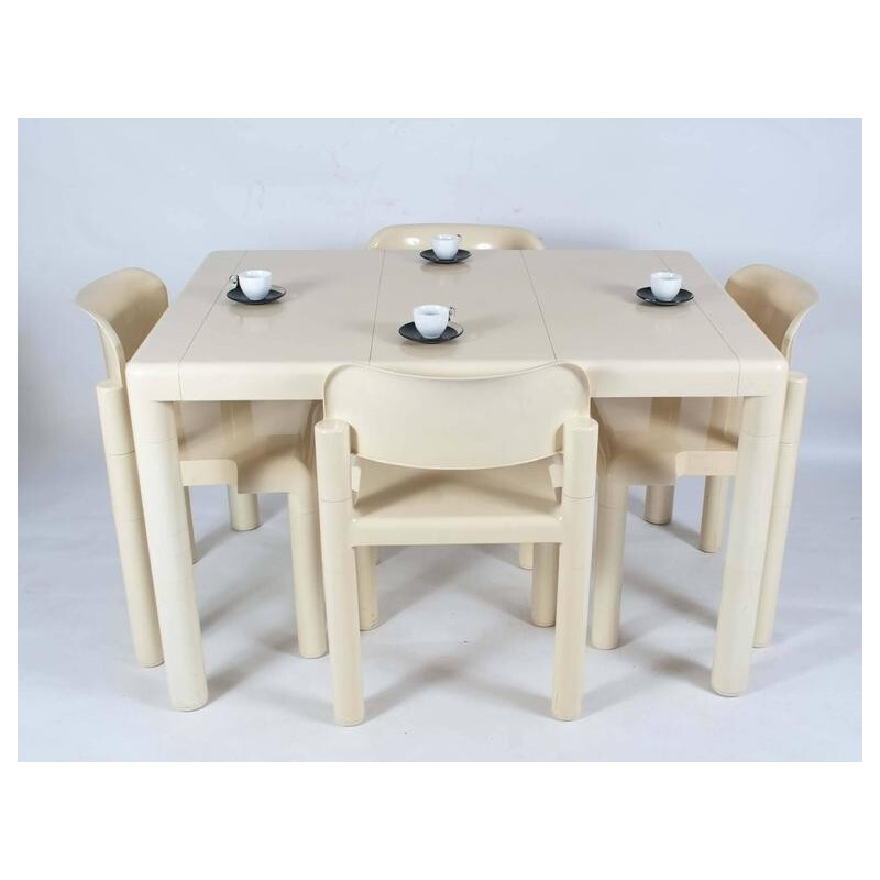 UPO dining set in plastic, Eero AARNIO - 1970s