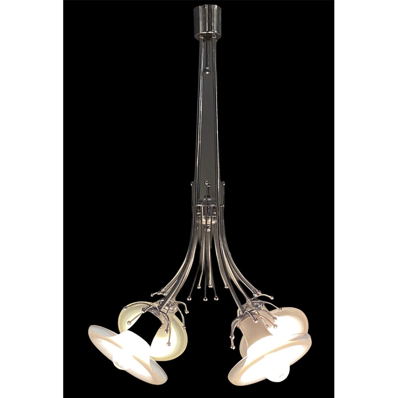 Vintage Murano glass chandelier by Sciolari