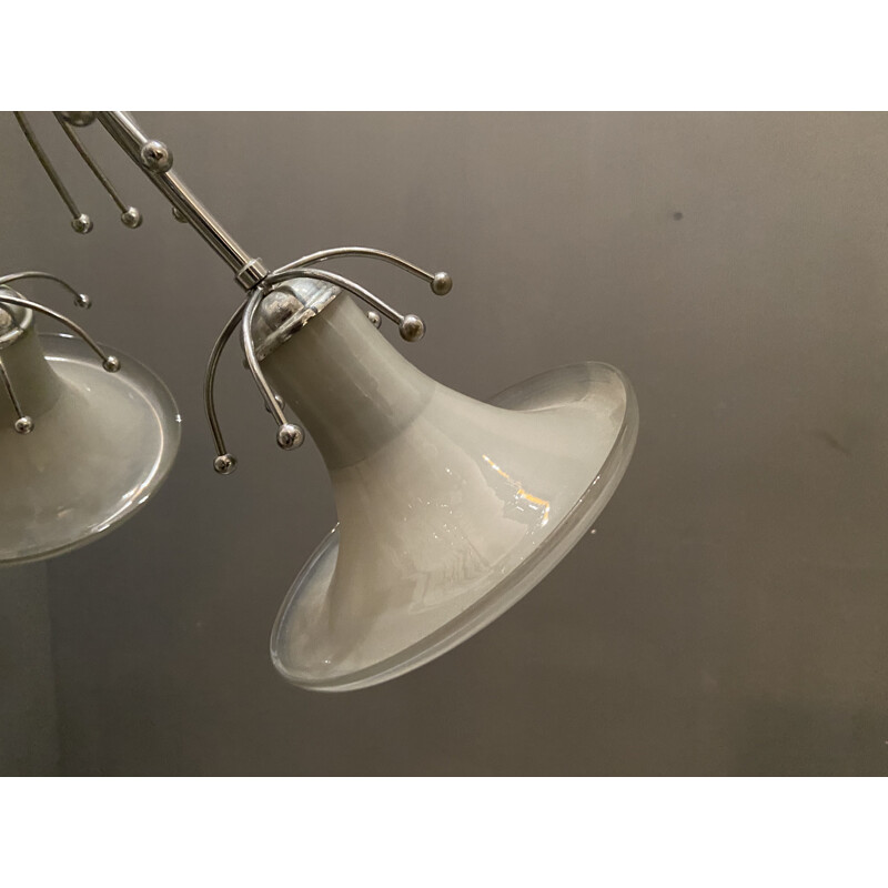Vintage Murano glass chandelier by Sciolari