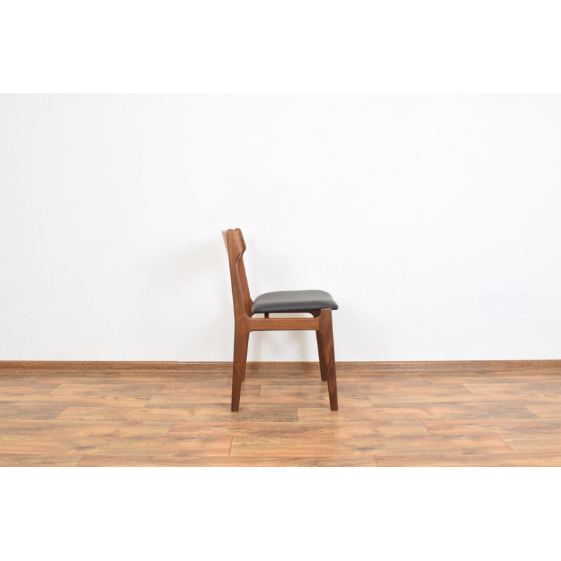 Set of 6 vintage Teak Dining Chairs by Erik Buch, Danish 1960s