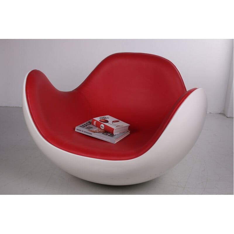 Vintage Space Age rocking chair Placenta chair by Diego Battista & Brion-A