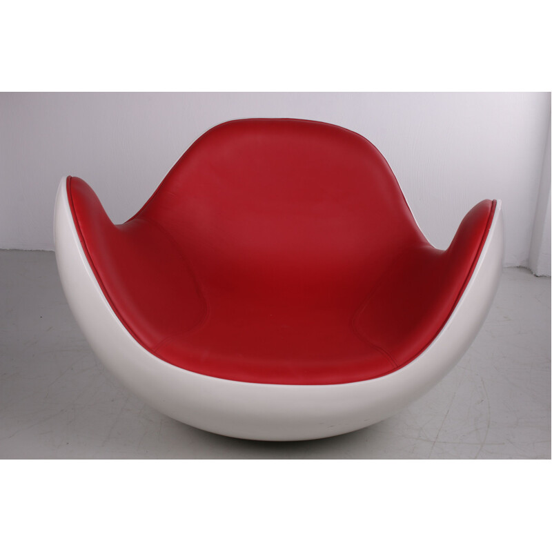 Vintage Space Age rocking chair Placenta chair by Diego Battista & Brion-A