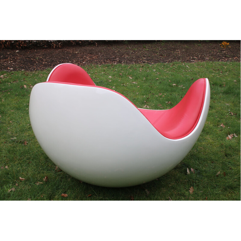 Vintage Space Age rocking chair Placenta chair by Diego Battista & Brion-A