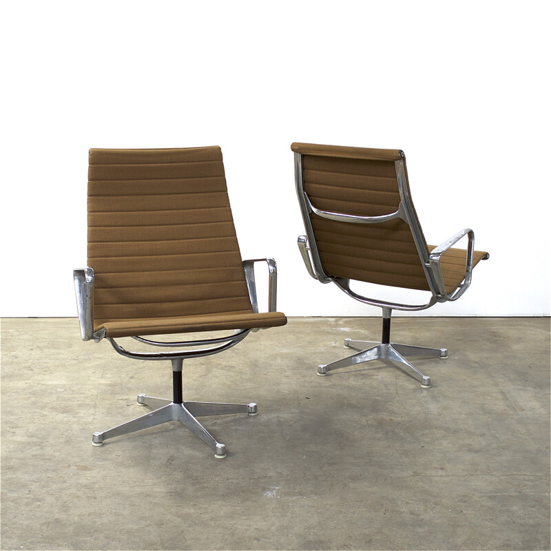 Set of 2 Herman Miller "EA116" armchairs, Charles & Ray EAMES - 1950s