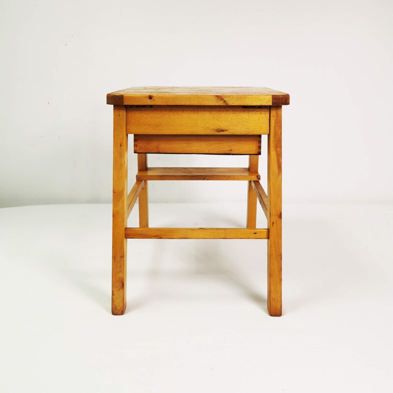 Vintage Stool with storage space, Germany 1960s