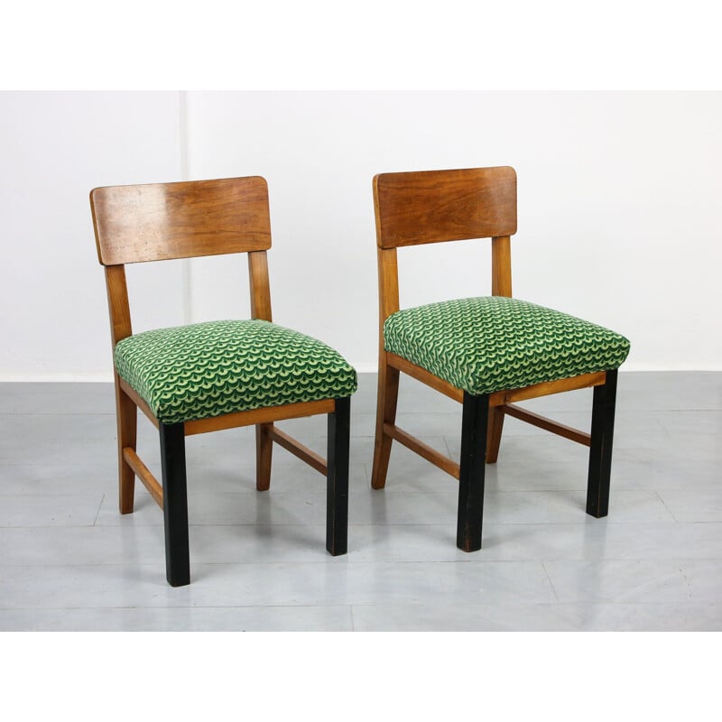 Par de cadeiras Art Deco vintage