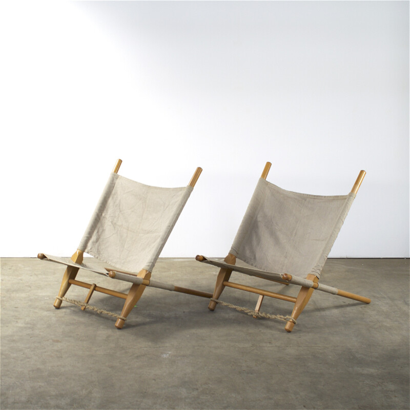 Paire de chaises longues "Saw", Ole GJERLOV-KNUDSEN - 1960