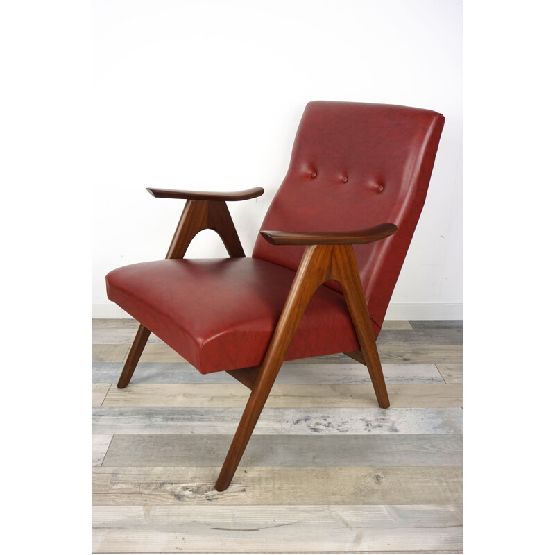 Paire de fauteuils vintage par Louis Van Teeffelen pour Webe 1960