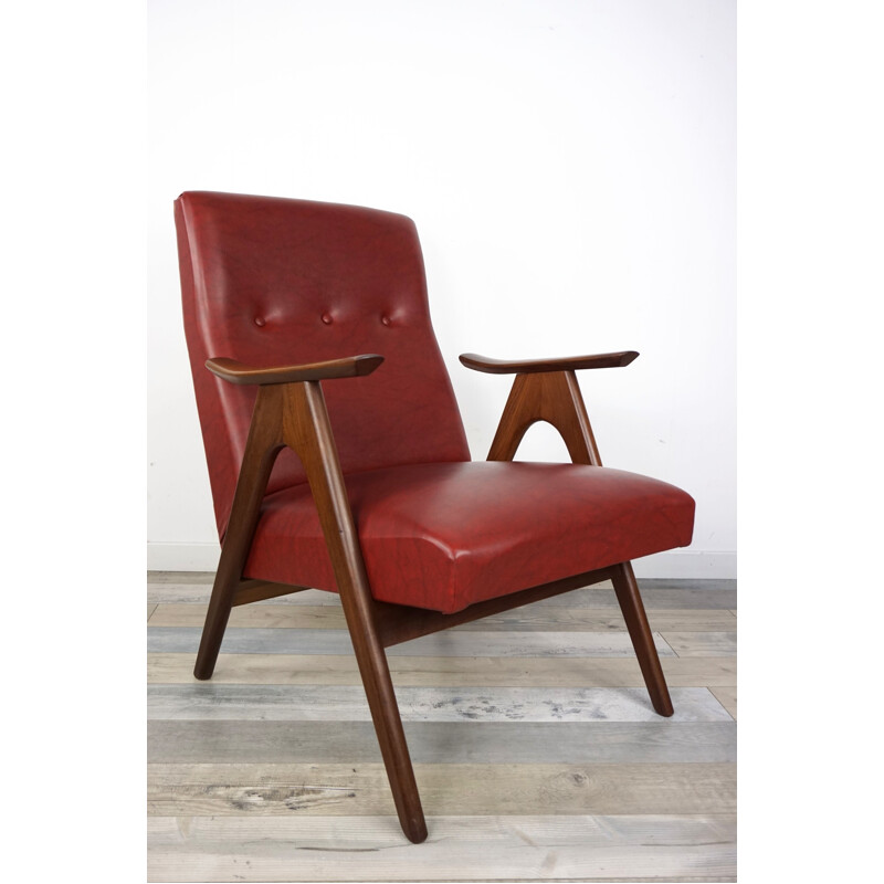 Paire de fauteuils vintage par Louis Van Teeffelen pour Webe 1960