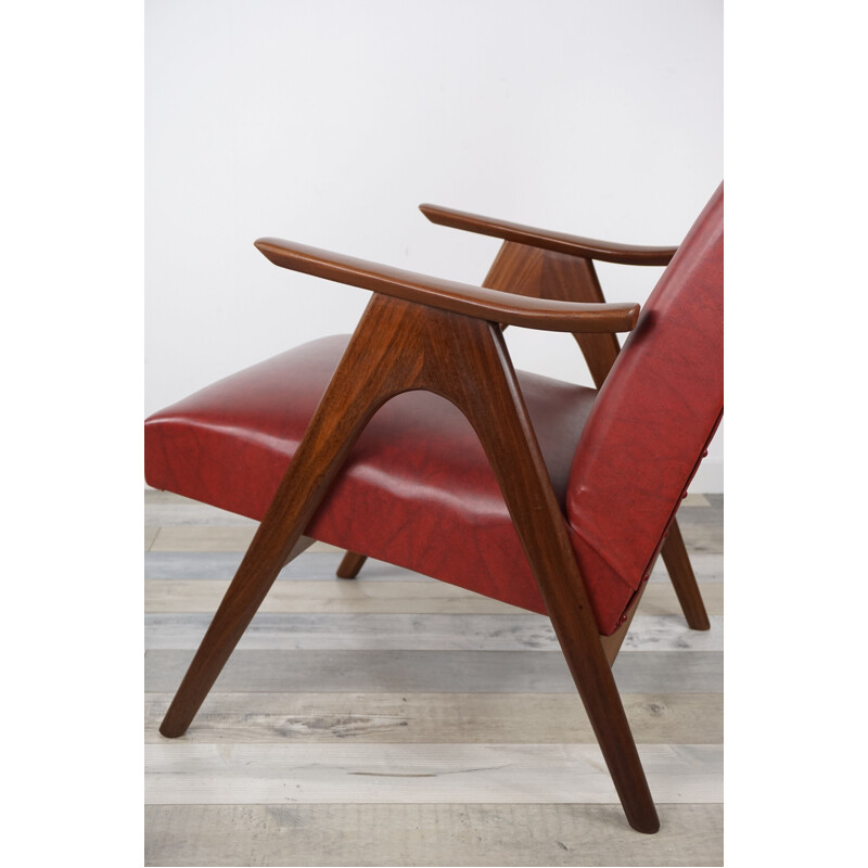 Pair of vintage armchairs by Louis Van Teeffelen for Webe 1960s