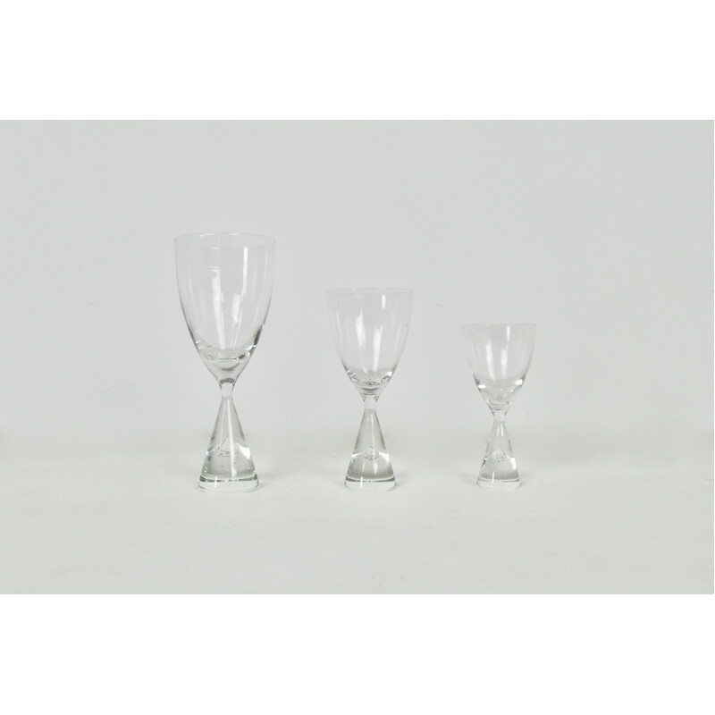 Set of 25 vintage Princess Brandy Glasses by Bent Severin for Holmegaard 1950s