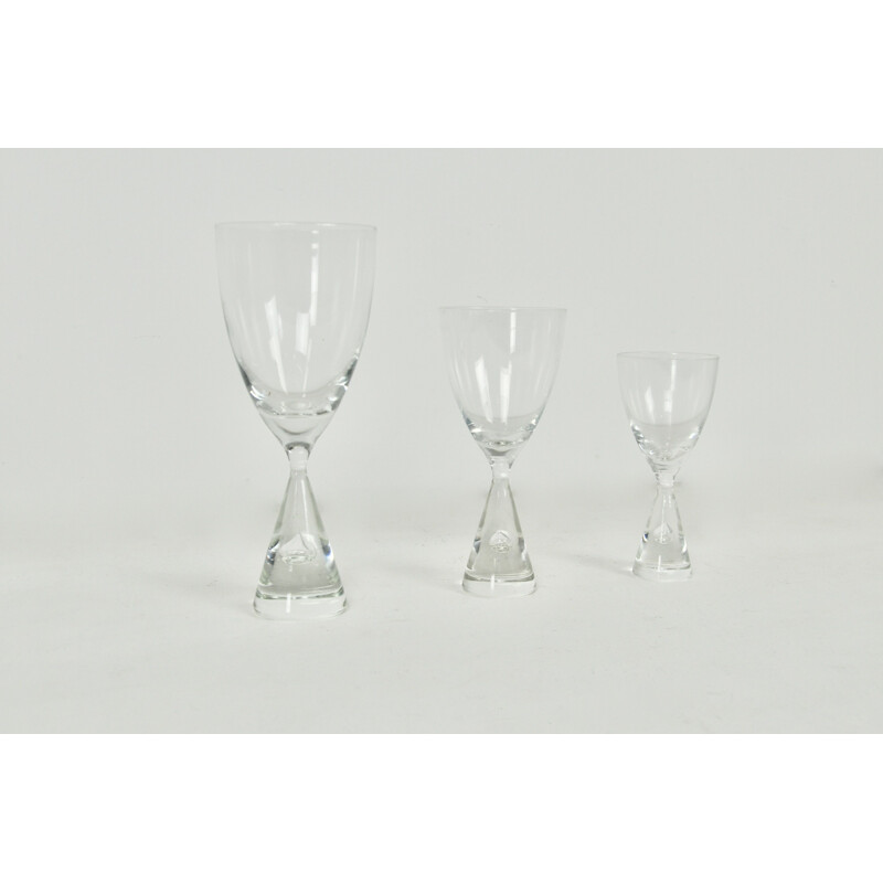 Set of 25 vintage Princess Brandy Glasses by Bent Severin for Holmegaard 1950s