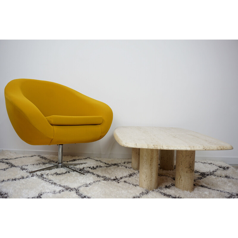 Fauteuil vintage Coquille Pivotant par Carl Eric Klote 1960