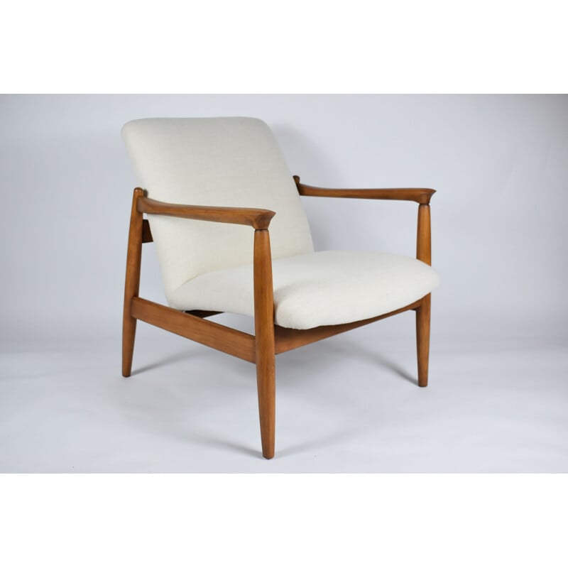 Vintage armchair by E. Homa, Polish 1960s