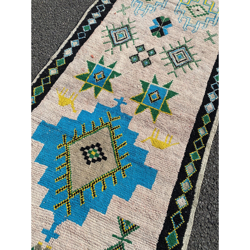 Vintage Berber carpet Boujaad