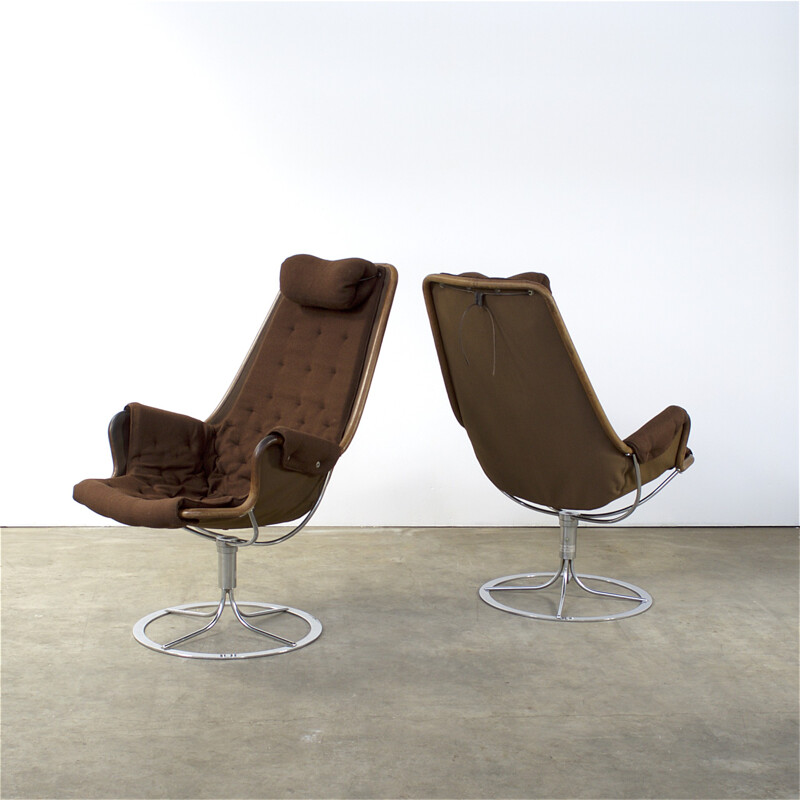 Pair of Dux "Jetson" armchairs, Bruno MATHSSON - 1960s