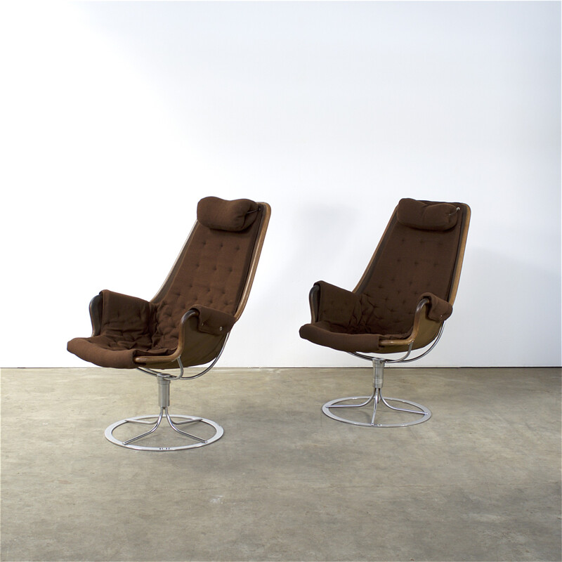 Pair of Dux "Jetson" armchairs, Bruno MATHSSON - 1960s