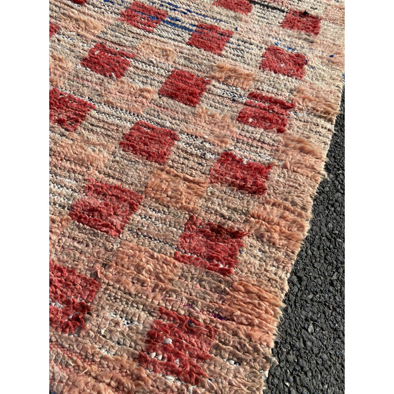 Vintage Couloir Berbere Boujaad carpet