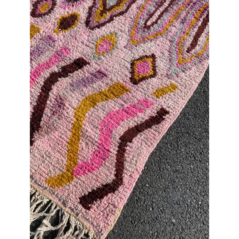 Vintage Boujaad Rose Carpet