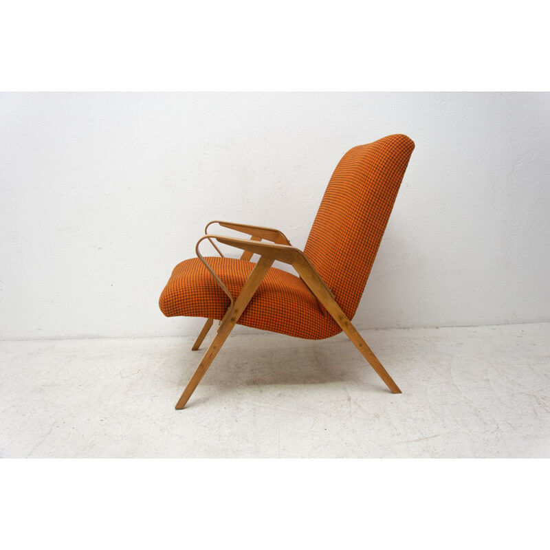 Vintage bentwood armchairs by František Jirák for Tatra nábytok, Czechoslovakia 1960s