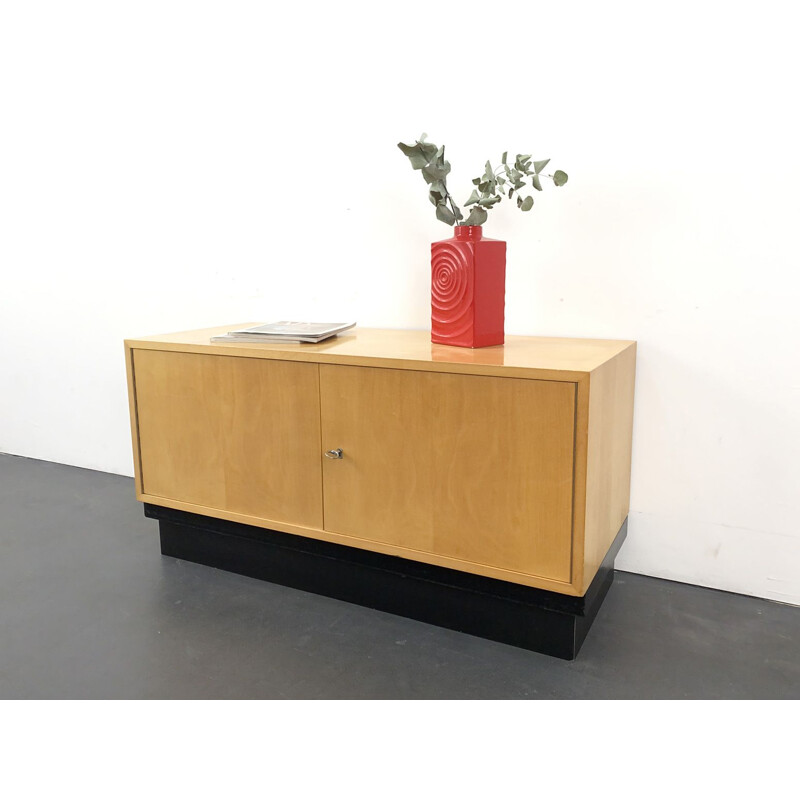 Vintage maple sideboard model Mira by Werner Buchser for WK Möbel, Germany 1950