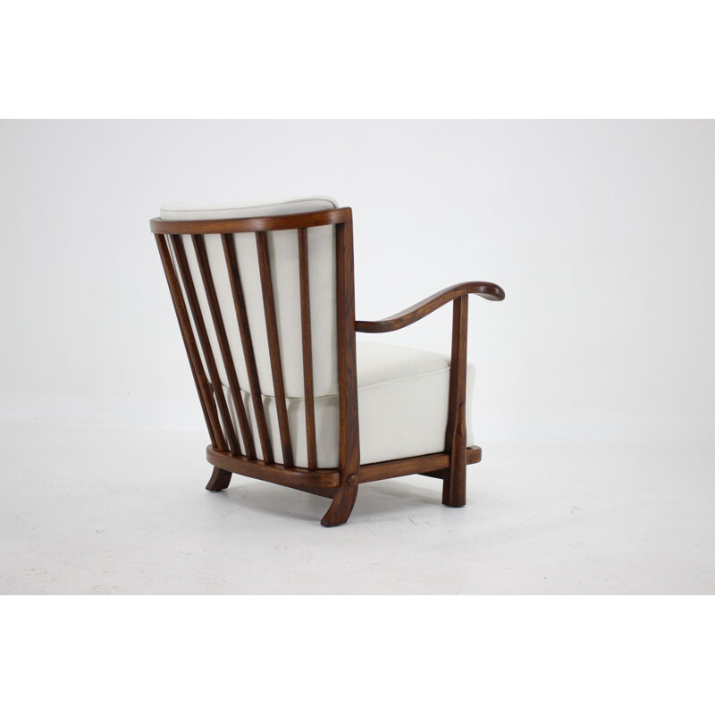 Vintage oak armchair, Denmark 1950