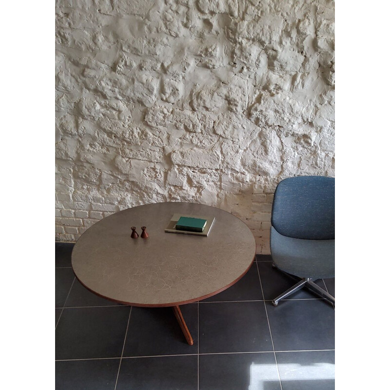 Vintage coffee table Brutalist Scandinavian