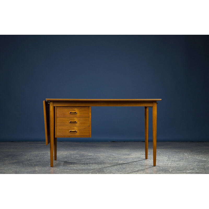 Vintage adjustable teak desk by Arne Vodder 1960