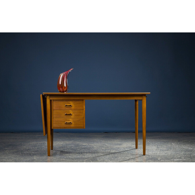 Vintage adjustable teak desk by Arne Vodder 1960