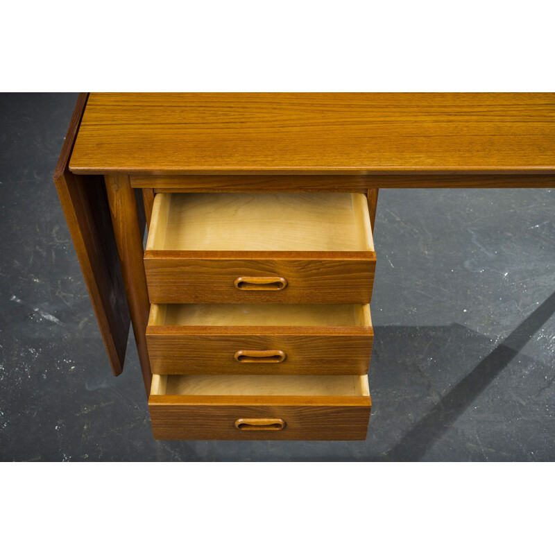 Vintage adjustable teak desk by Arne Vodder 1960