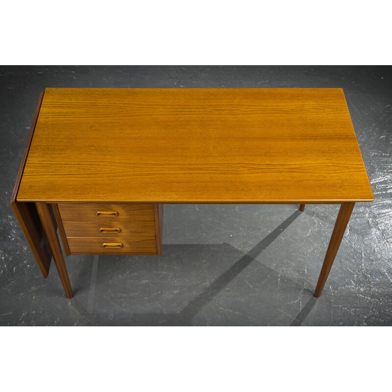 Vintage adjustable teak desk by Arne Vodder 1960