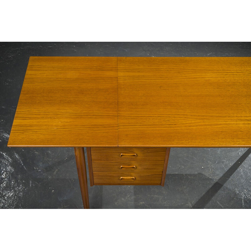 Vintage adjustable teak desk by Arne Vodder 1960