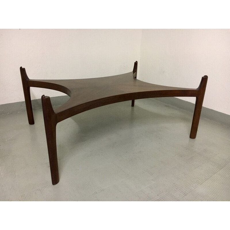 Vintage teak coffee table by Sven Ellekaer, Denmark 1960