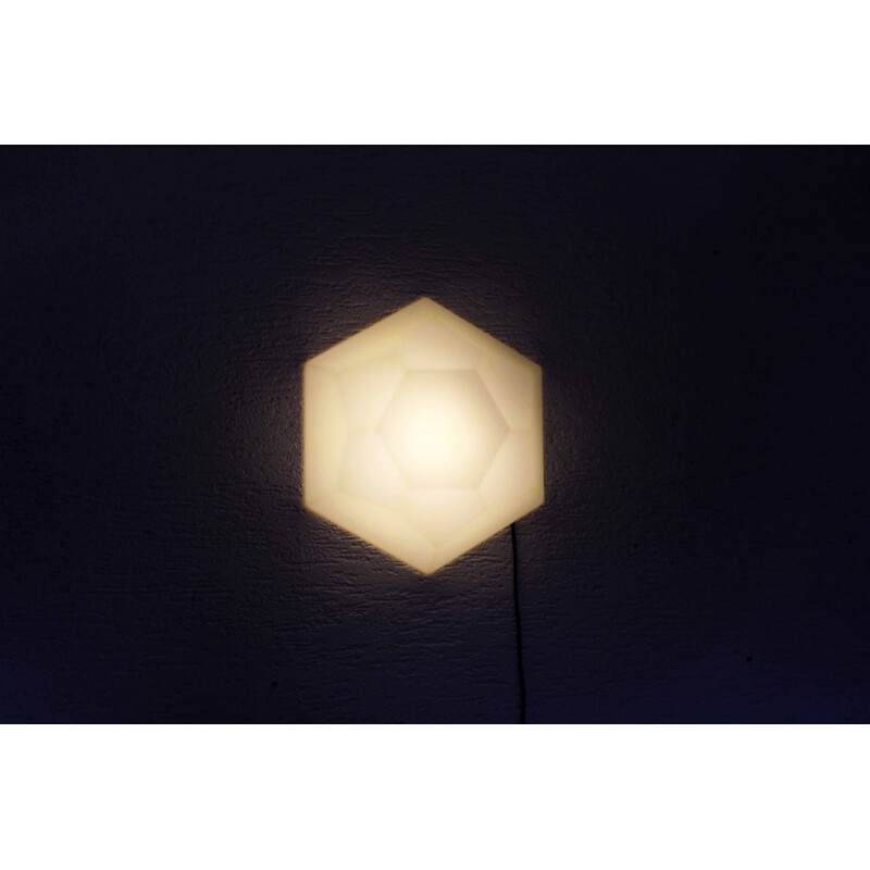 Vintage anthroposophical wall lamp by Rudolf Dörfler 1960