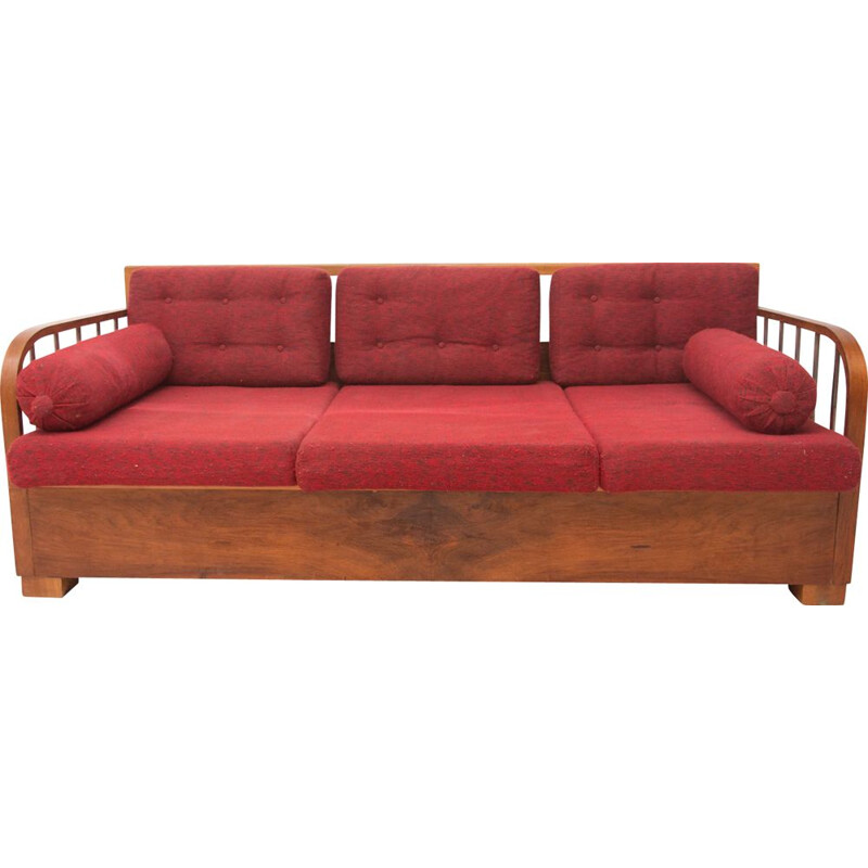 Vintage-Sofa Cataloque Functionalist H-215 von Jindrich Halabala für UP Zavody, Tschechoslowakei 1930