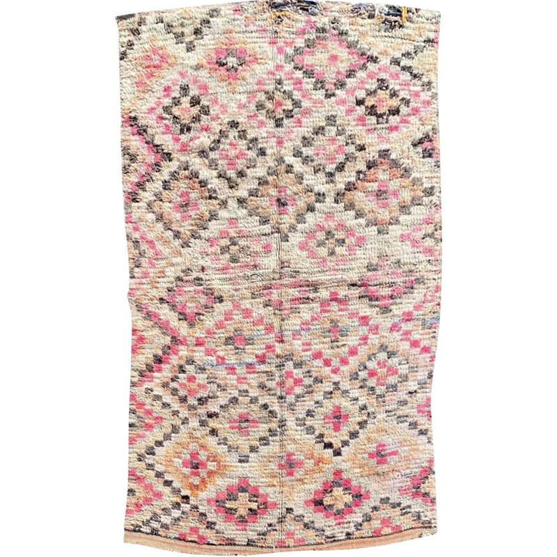 Vintage carpet Berbere Boujaad